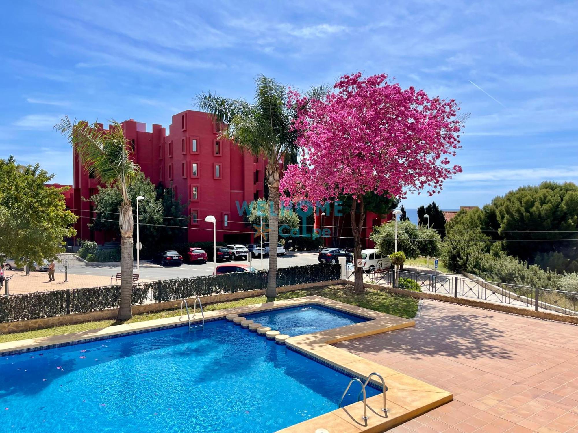 Manzana Bonito Y Comodo Apartamento Con Piscina กัลเป ภายนอก รูปภาพ