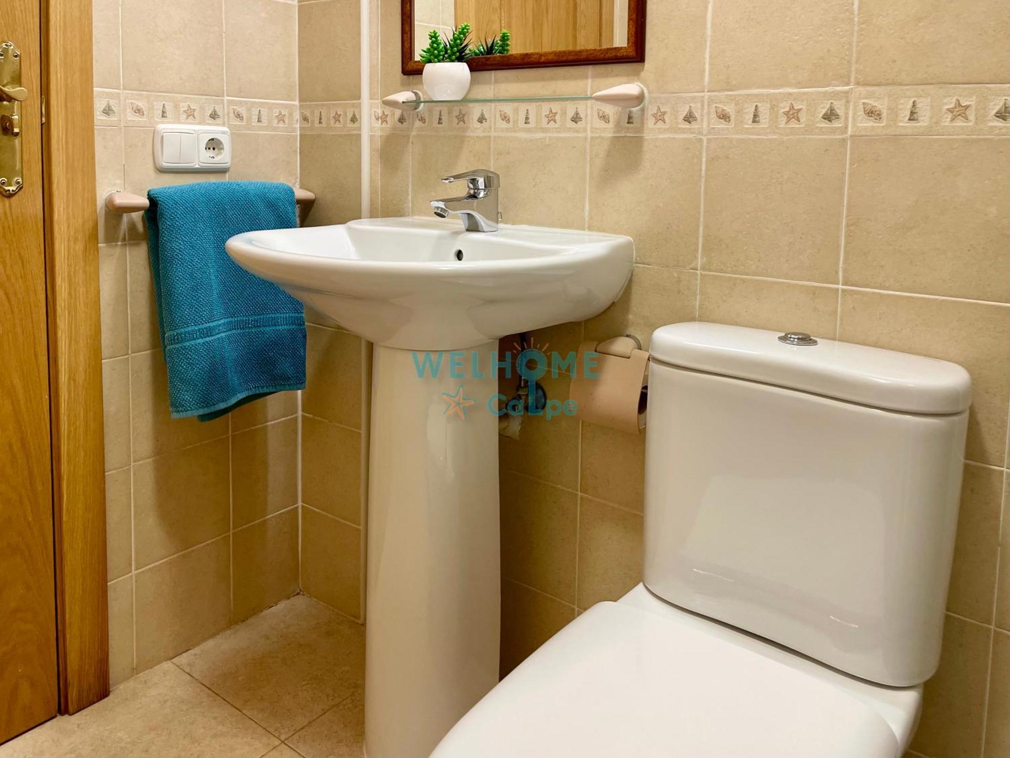 Manzana Bonito Y Comodo Apartamento Con Piscina กัลเป ภายนอก รูปภาพ
