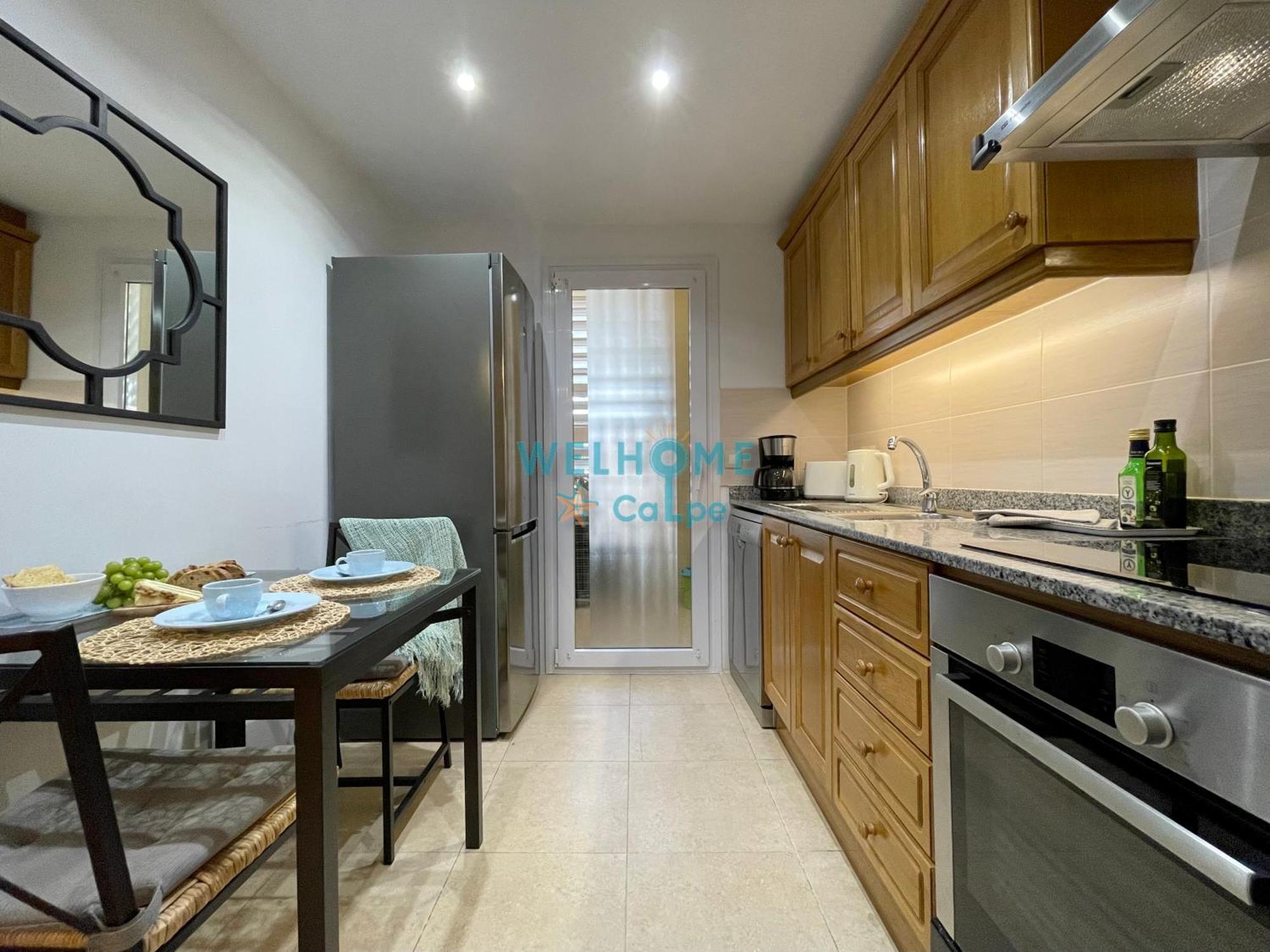 Manzana Bonito Y Comodo Apartamento Con Piscina กัลเป ภายนอก รูปภาพ