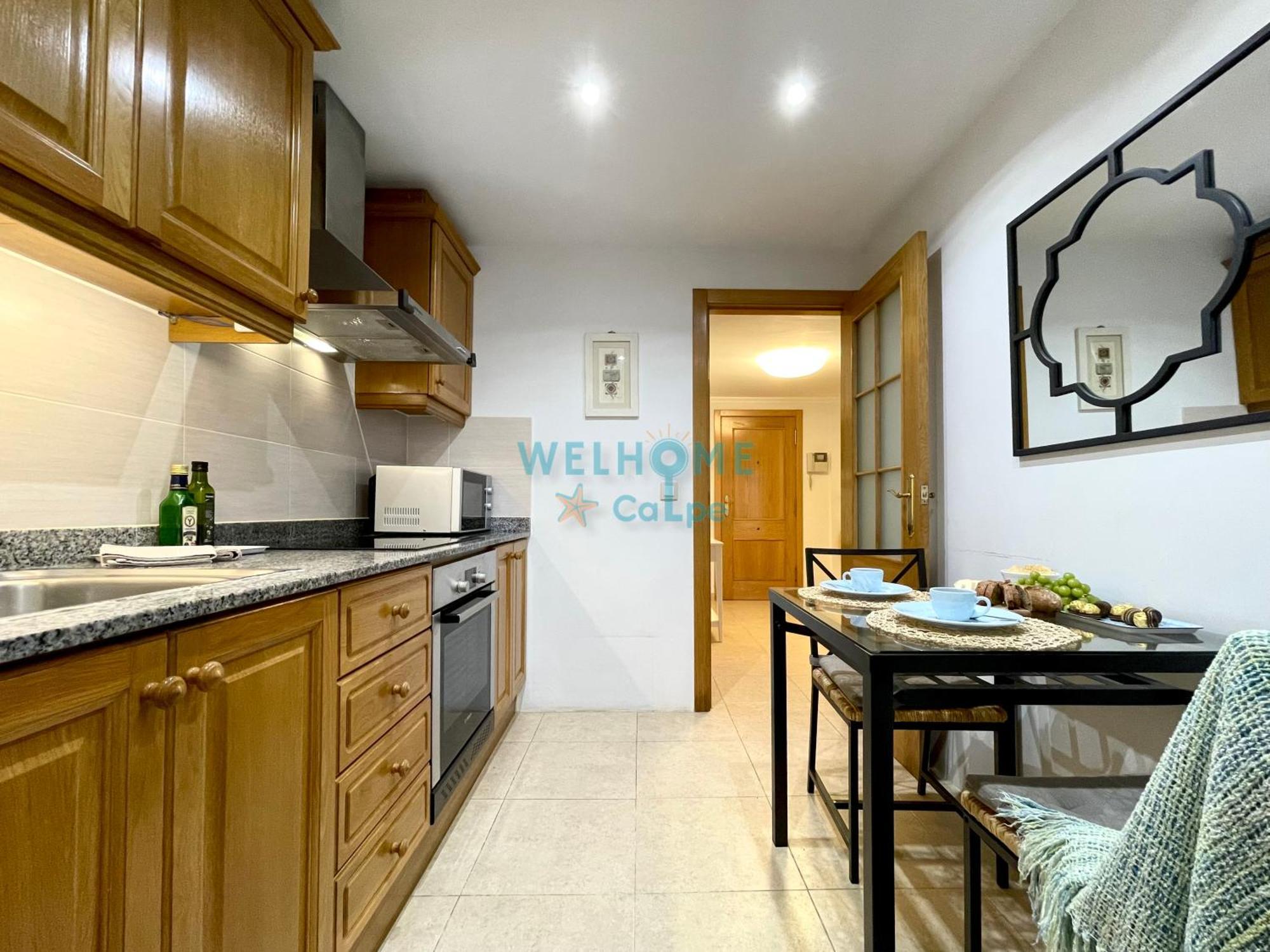 Manzana Bonito Y Comodo Apartamento Con Piscina กัลเป ภายนอก รูปภาพ