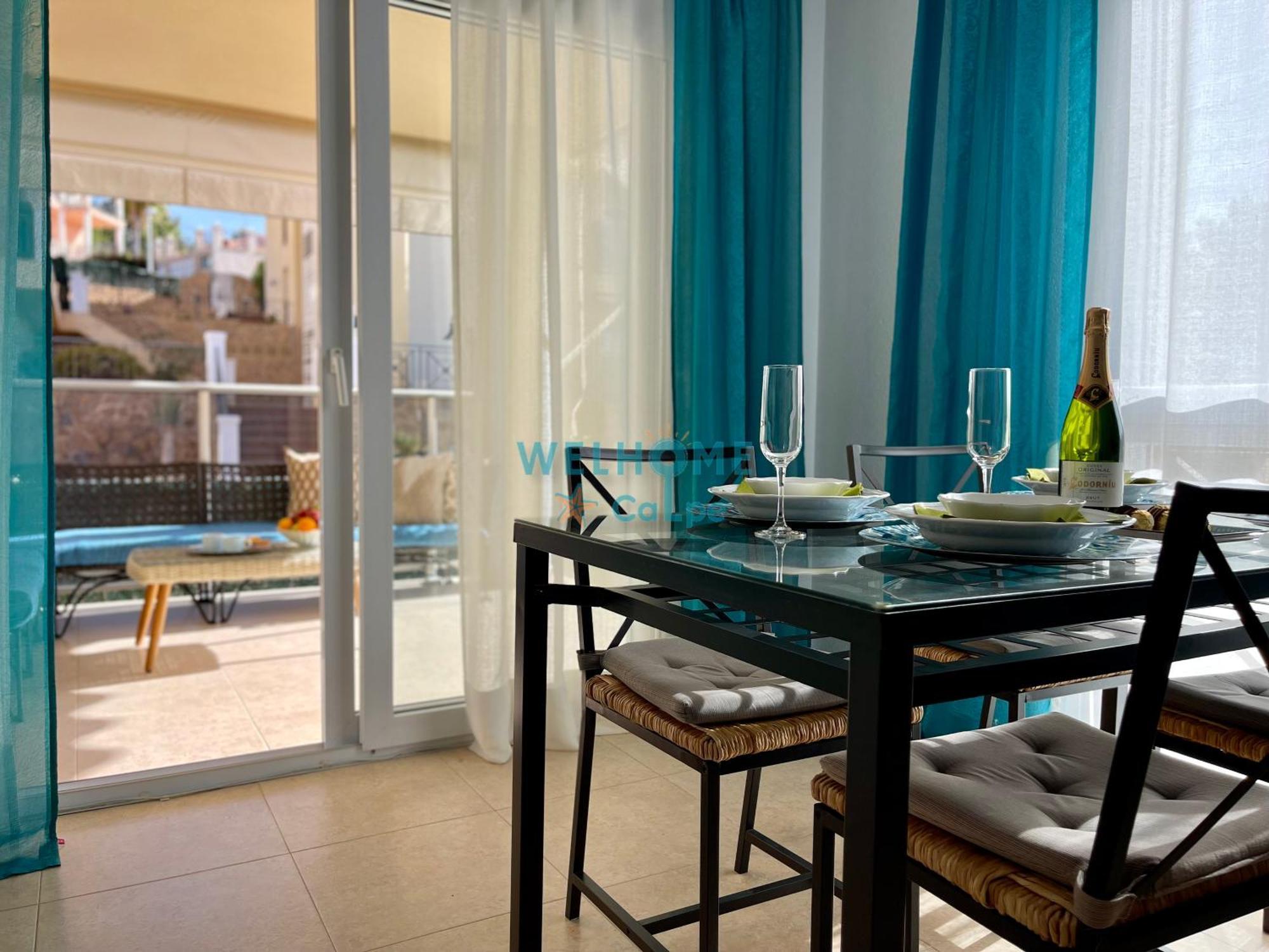 Manzana Bonito Y Comodo Apartamento Con Piscina กัลเป ภายนอก รูปภาพ