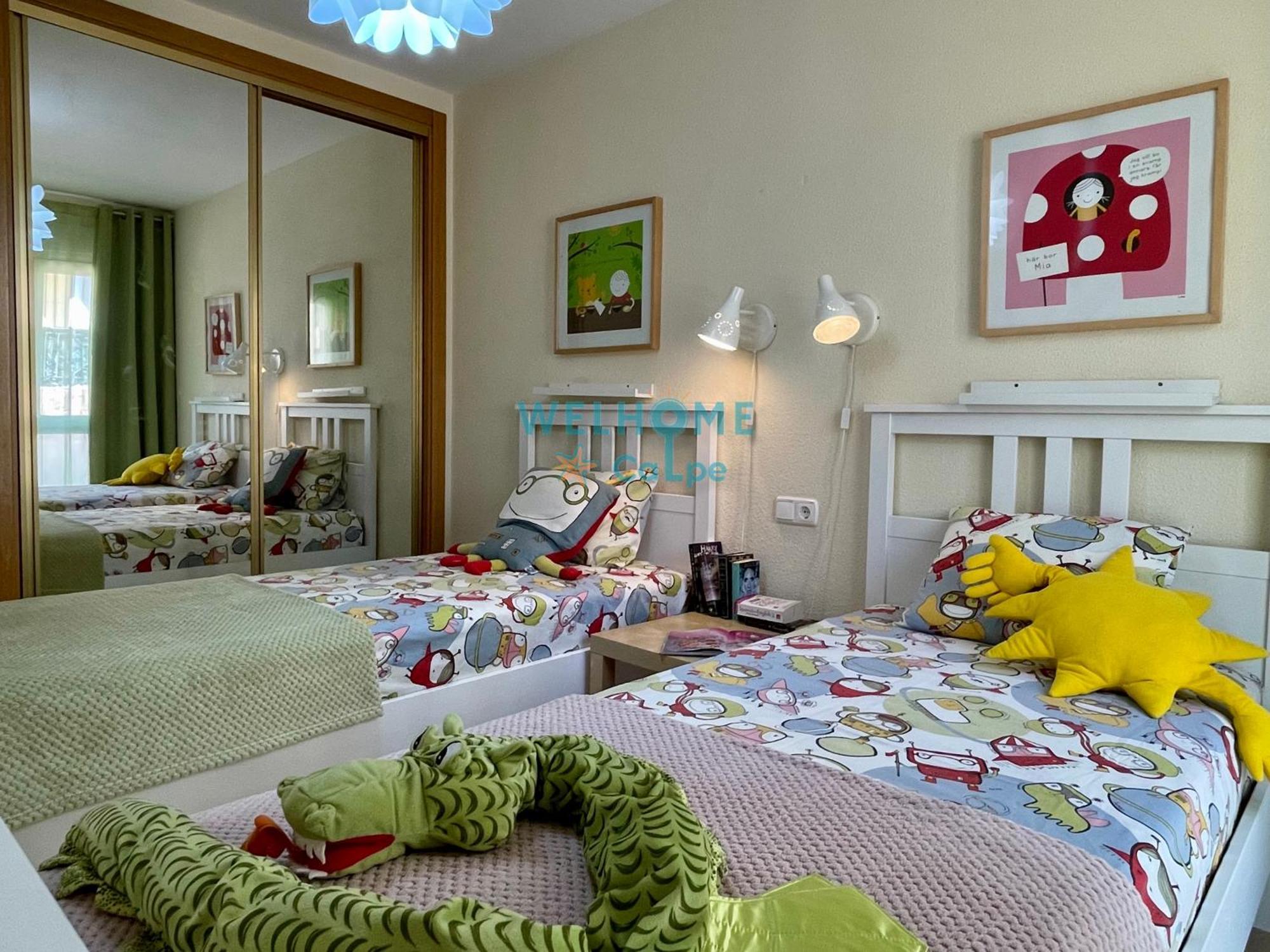 Manzana Bonito Y Comodo Apartamento Con Piscina กัลเป ภายนอก รูปภาพ