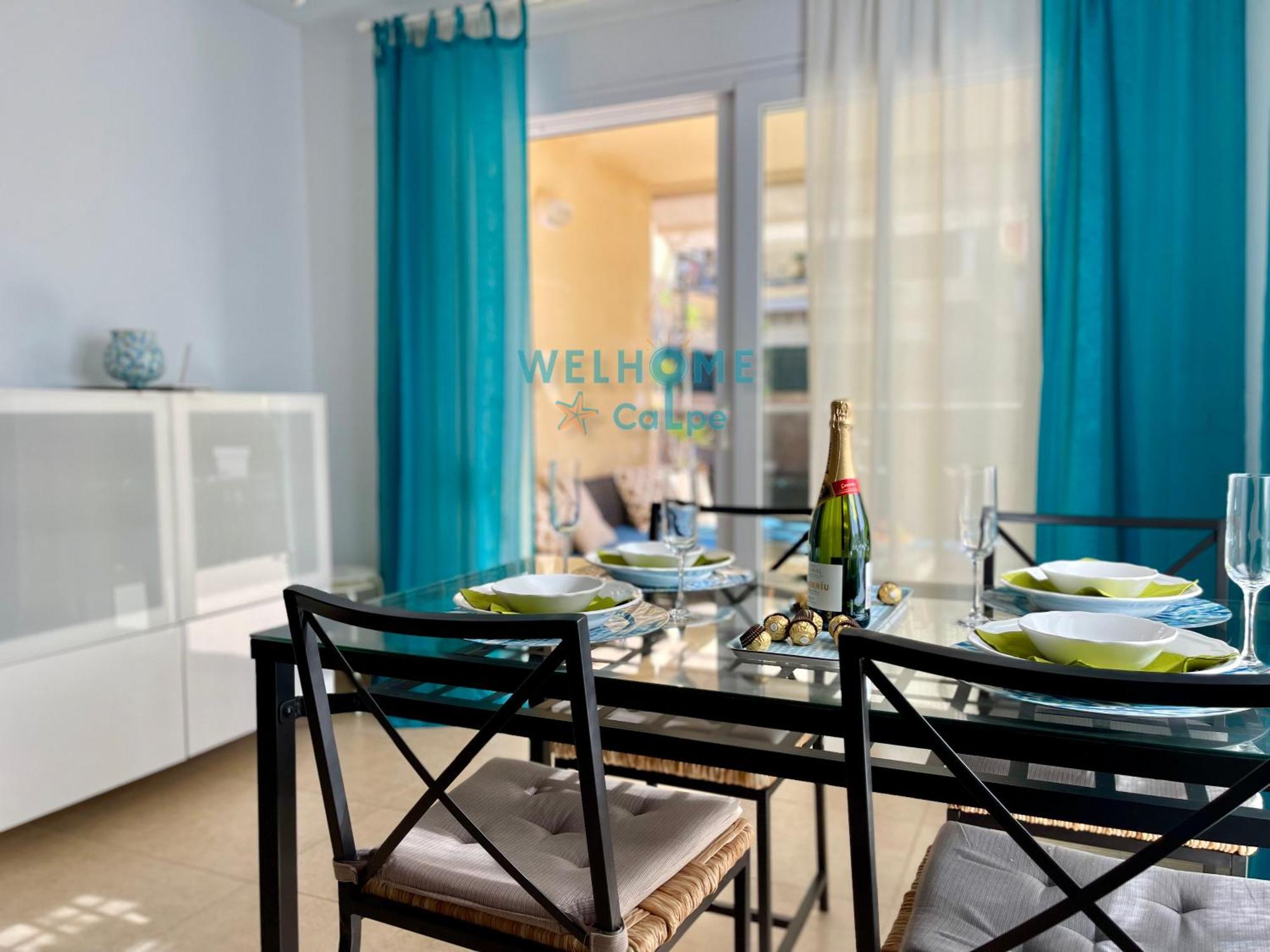 Manzana Bonito Y Comodo Apartamento Con Piscina กัลเป ภายนอก รูปภาพ
