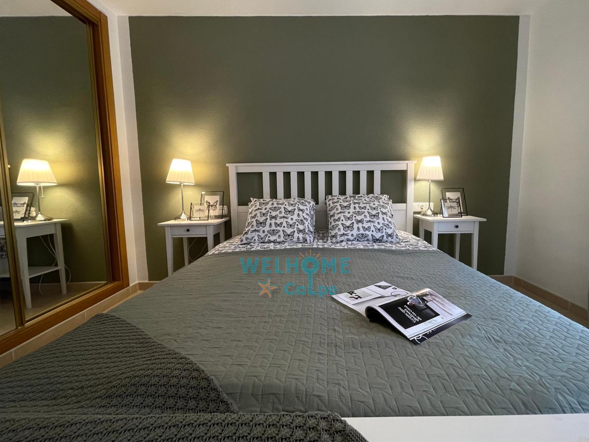 Manzana Bonito Y Comodo Apartamento Con Piscina กัลเป ภายนอก รูปภาพ