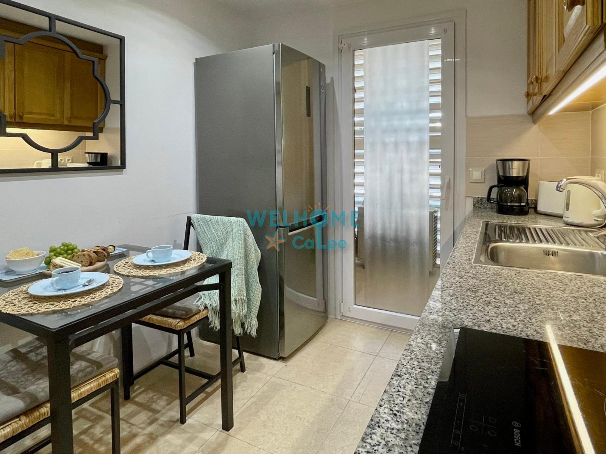 Manzana Bonito Y Comodo Apartamento Con Piscina กัลเป ภายนอก รูปภาพ