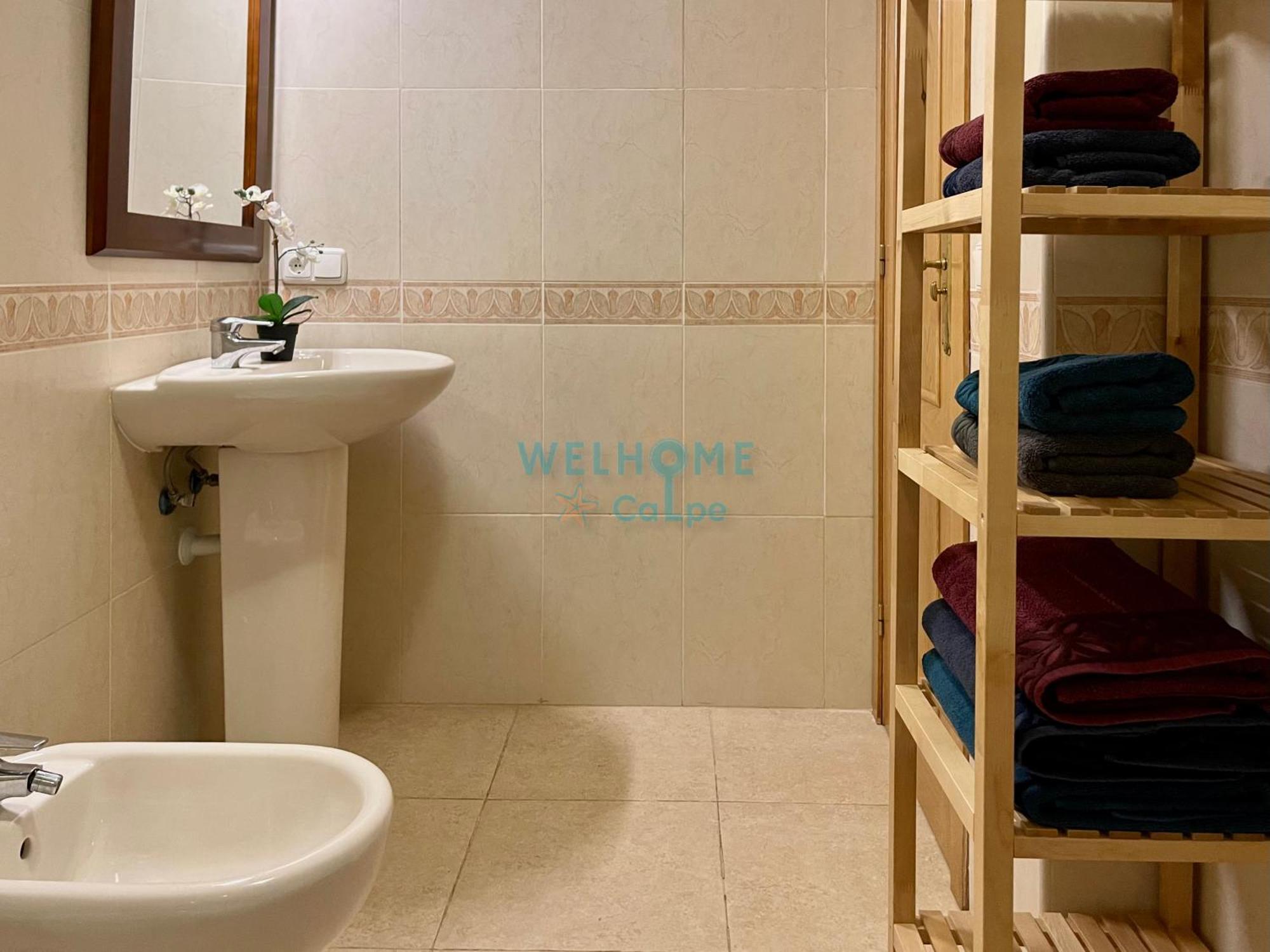 Manzana Bonito Y Comodo Apartamento Con Piscina กัลเป ภายนอก รูปภาพ