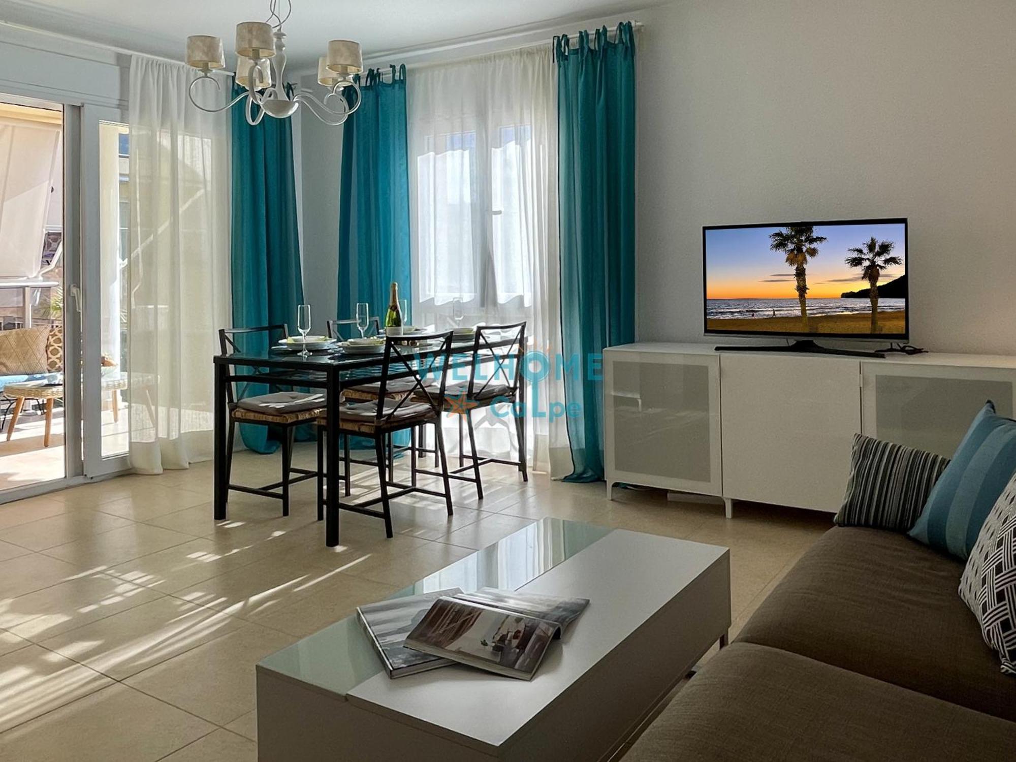 Manzana Bonito Y Comodo Apartamento Con Piscina กัลเป ภายนอก รูปภาพ