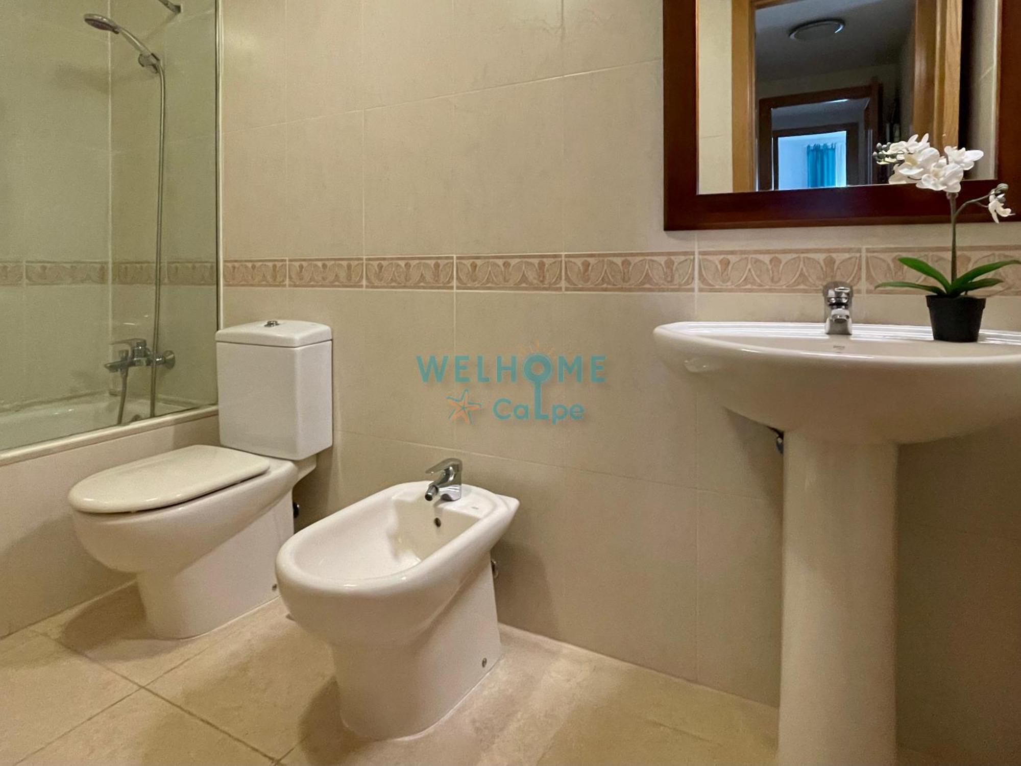 Manzana Bonito Y Comodo Apartamento Con Piscina กัลเป ภายนอก รูปภาพ